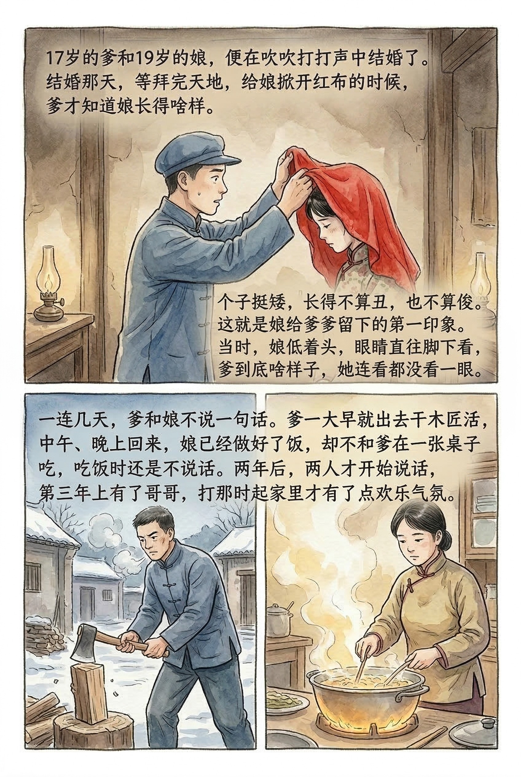 The Red Veil (订婚时才十五六岁)