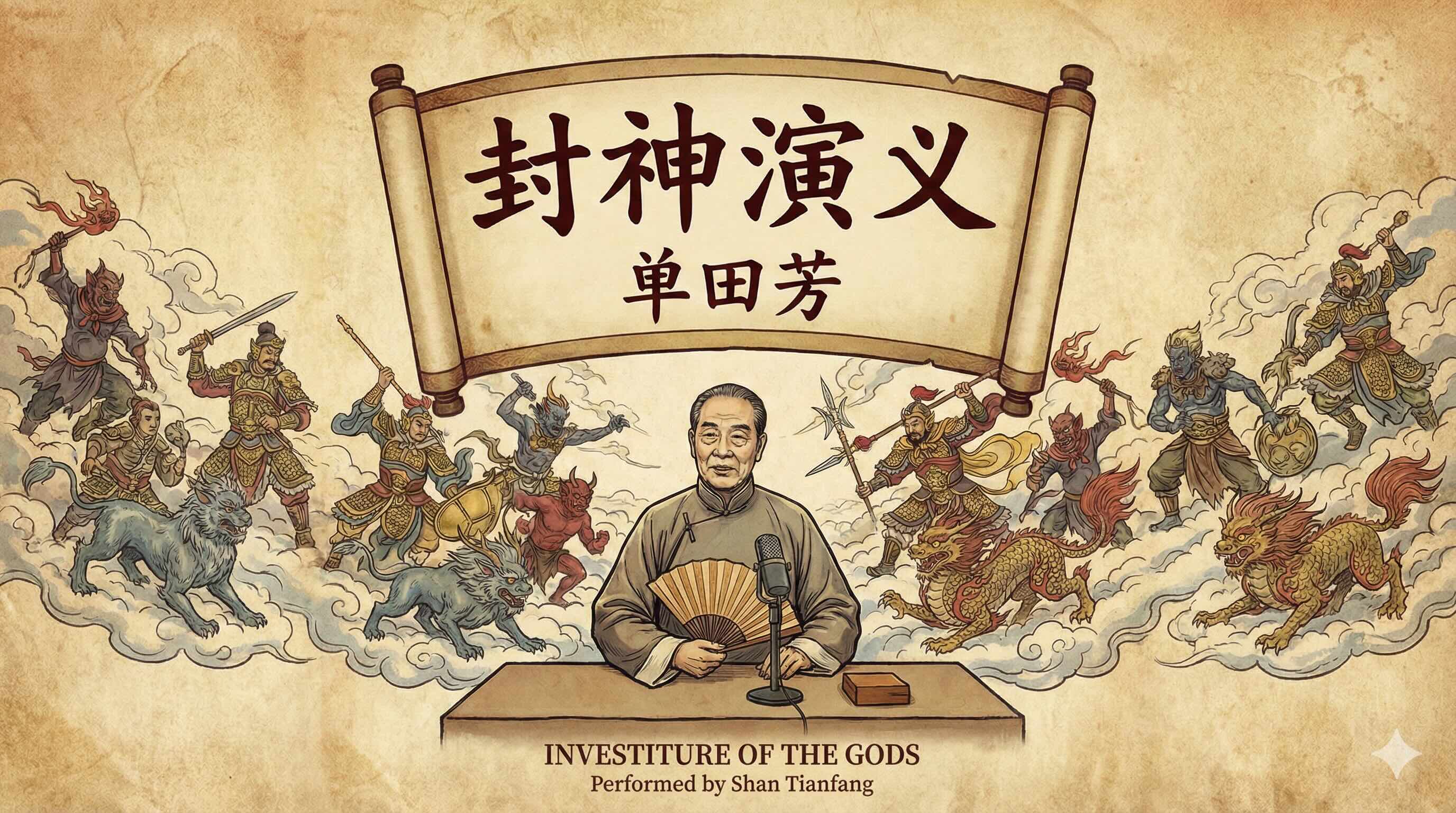 Investiture of the Gods (封神演义) Performed by 单田芳(Shan Tianfang)