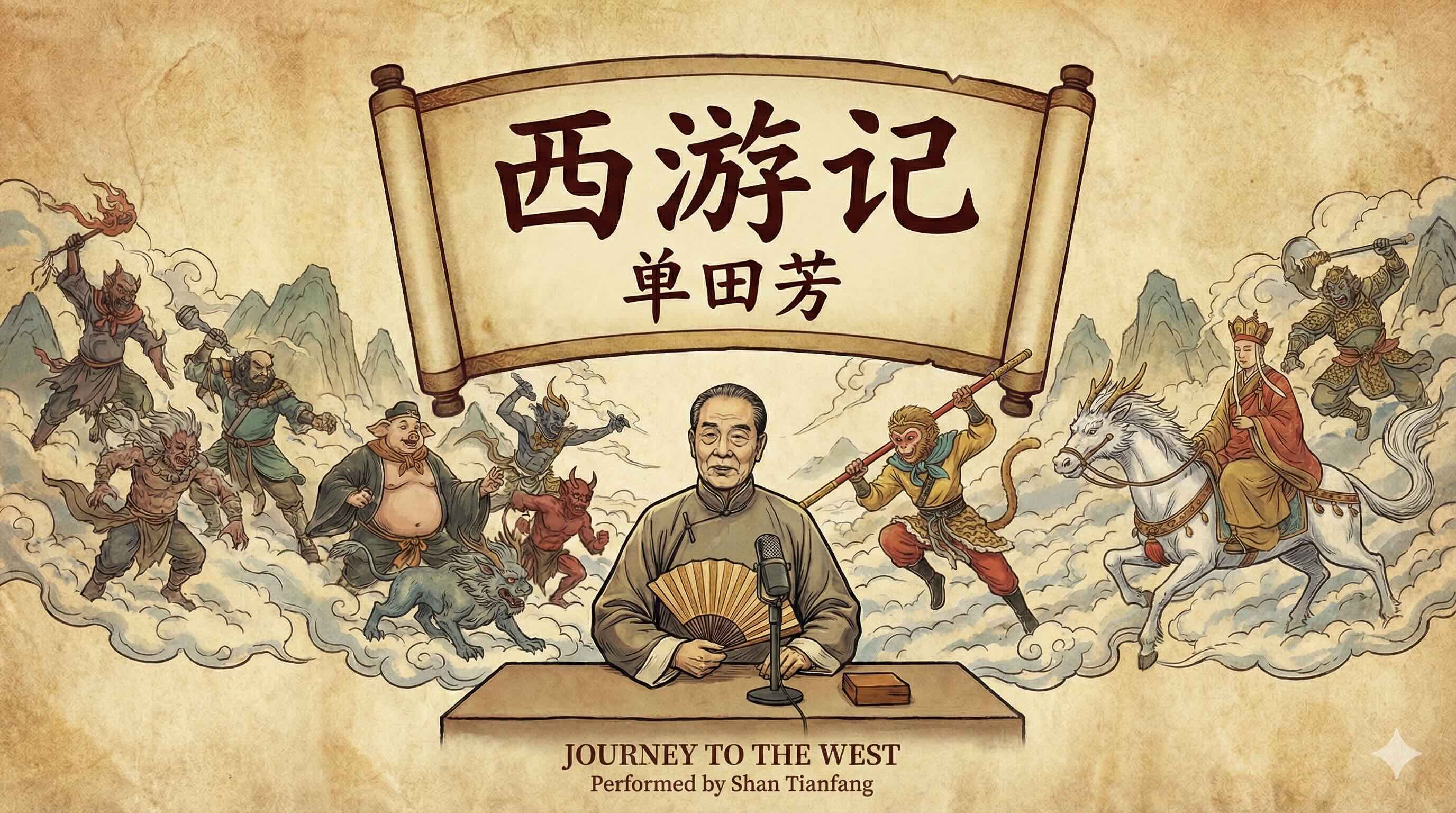 Journey to the West (西游记) Performed by 单田芳(Shan Tianfang)